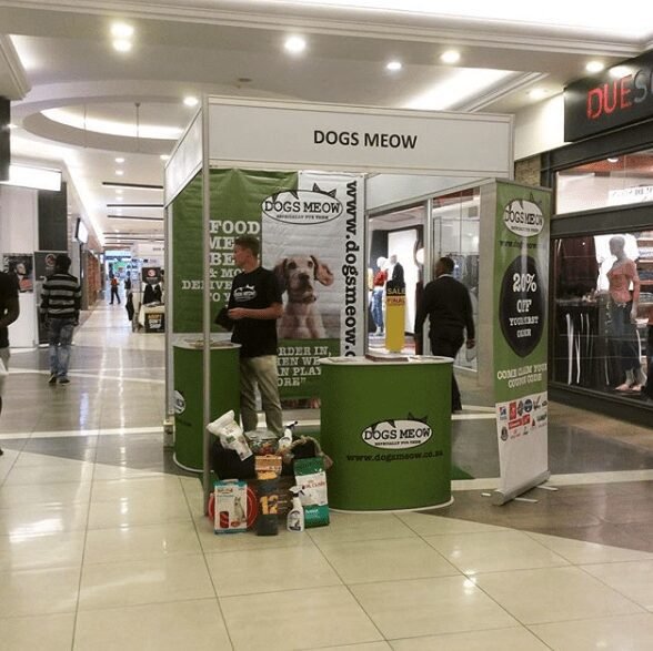 booth-1 Promoting dogsmeow.co.za at the local mall