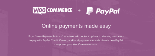 PayPal for WooCommerce.