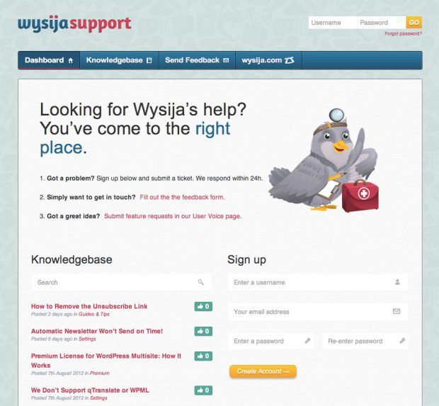wysija-support